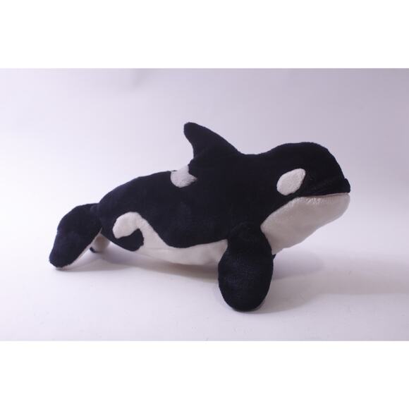 Sea World, Killer Whale, Orca, Small Plush, Vintage, Soft Toy, ~ 250809-WH 439 - Picture 1 of 2